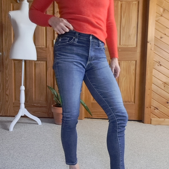 AG the Farrah Skinny Ankle high rise denim jeans sz26 - Picture 13 of 16